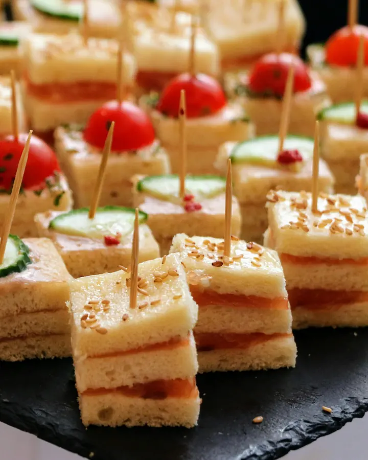 Canapés au saumon