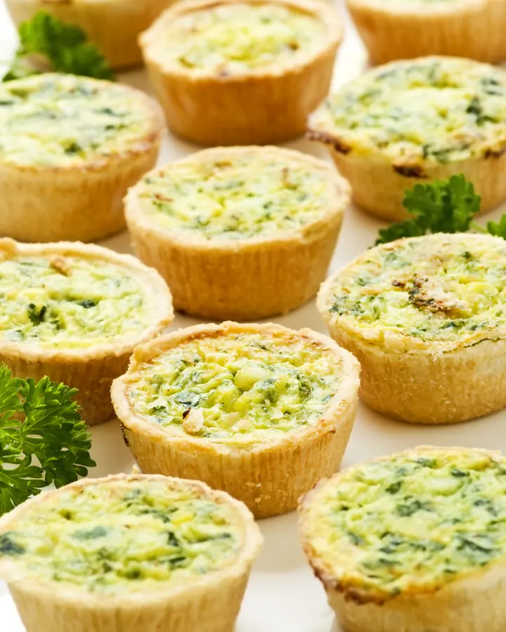 Mini-quiches aux herbes