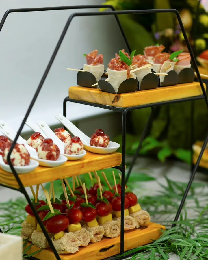 Présentoir de pièces cocktail
